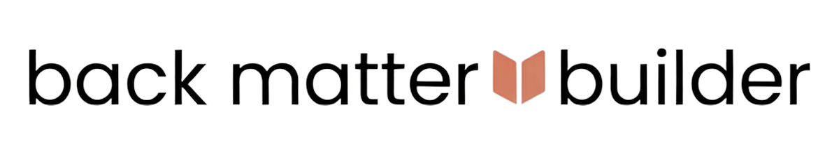 Back Matter Builder
